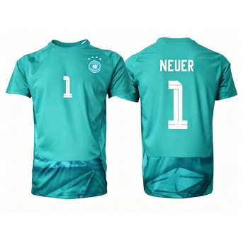 Billige Fotballdrakt Tyskland Manuel Neuer #1 Keeper Replika Hjemmedrakt VM 2026 Kortermet